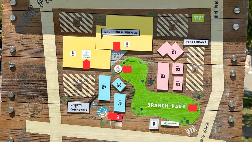 ブランチ大津京の全体図