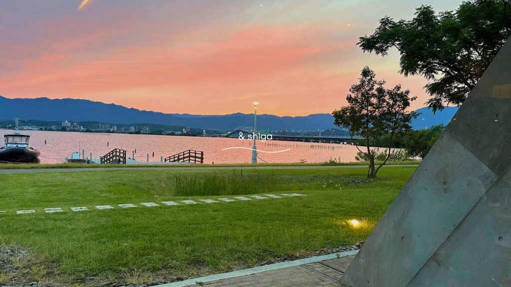 SETRE MARINA BIWAKO (セトレマリーナびわ湖)サンセット夕日夕陽